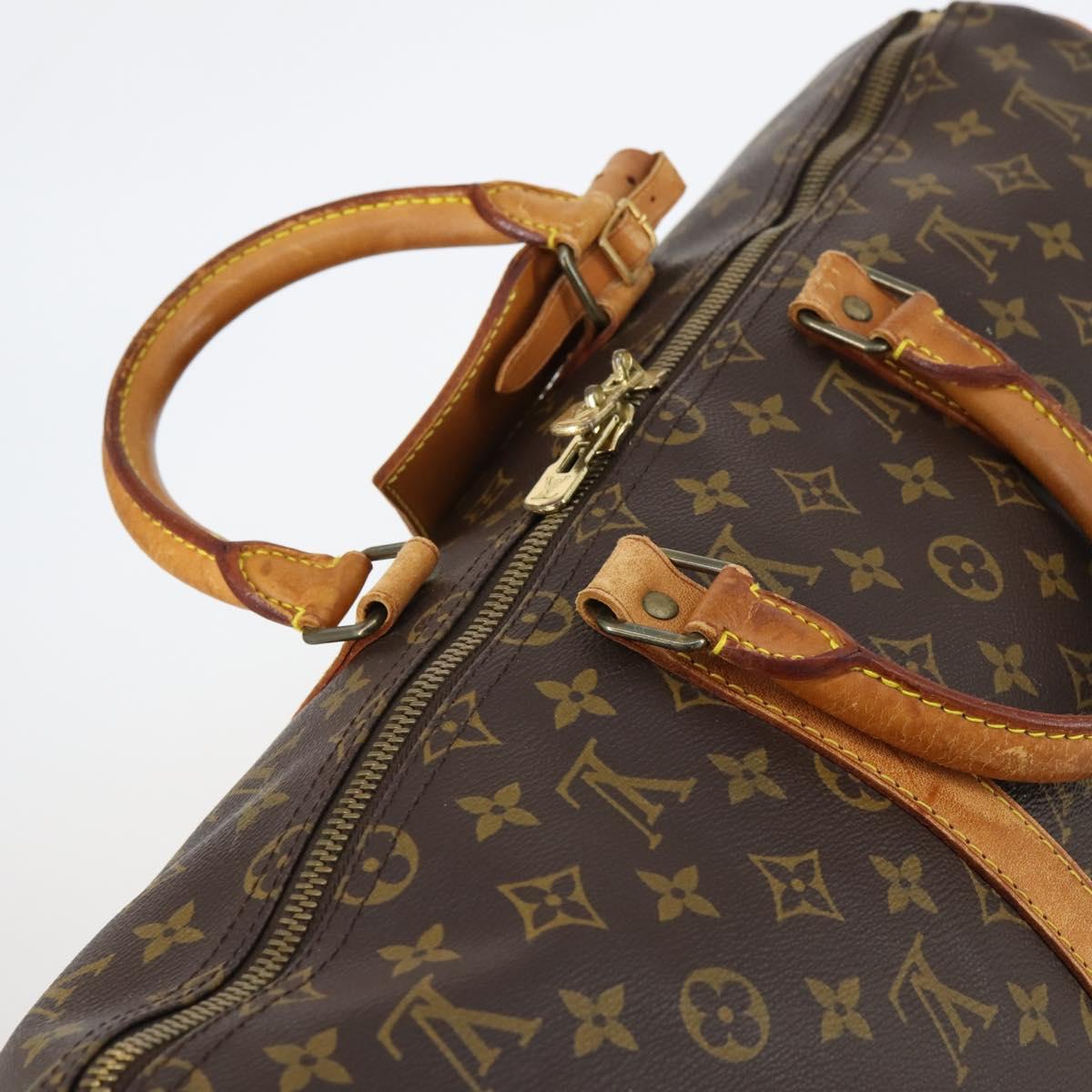 LOUIS VUITTON Monogram Keepall 50 Boston Bag M41426 LV Auth 150179