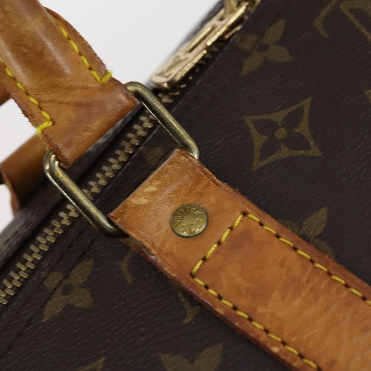 LOUIS VUITTON Monogram Keepall 60 Boston Bag M41422 LV Auth 150185