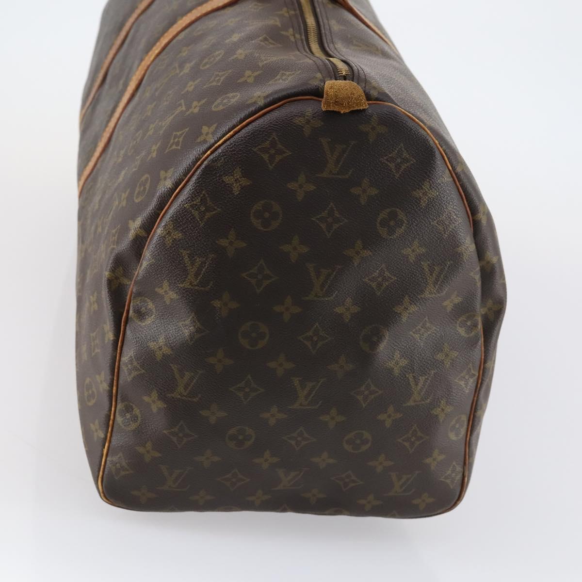 LOUIS VUITTON Monogram Keepall 60 Boston Bag M41422 LV Auth 150185