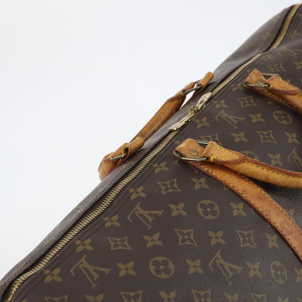 LOUIS VUITTON Monogram Keepall 60 Boston Bag M41422 LV Auth 150185