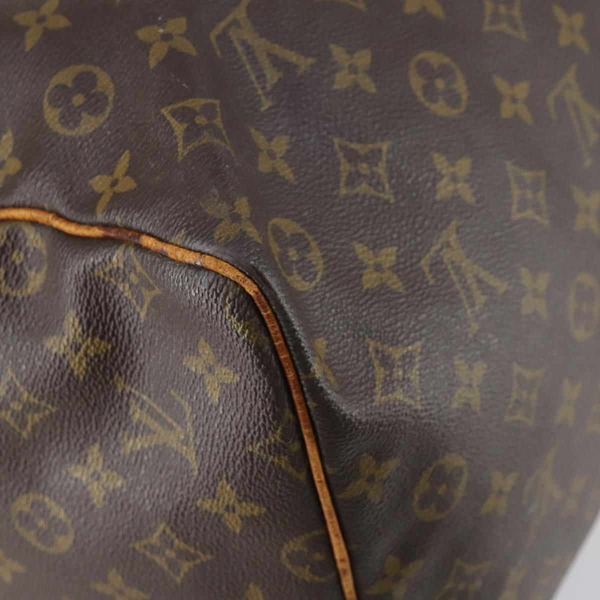 LOUIS VUITTON Monogram Keepall 60 Boston Bag M41422 LV Auth 150186