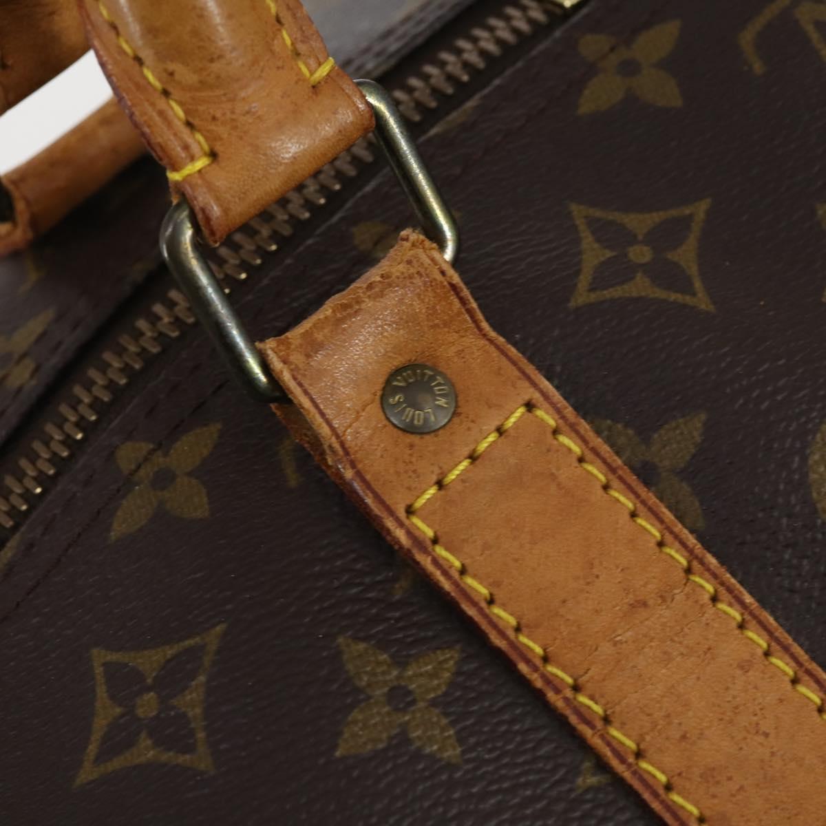 LOUIS VUITTON Monogram Keepall 60 Boston Bag M41422 LV Auth 150186