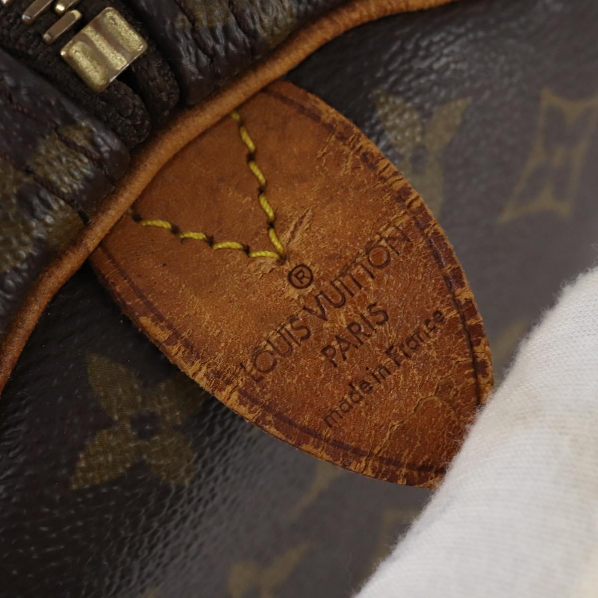 LOUIS VUITTON Monogram Keepall 60 Boston Bag M41422 LV Auth 150186