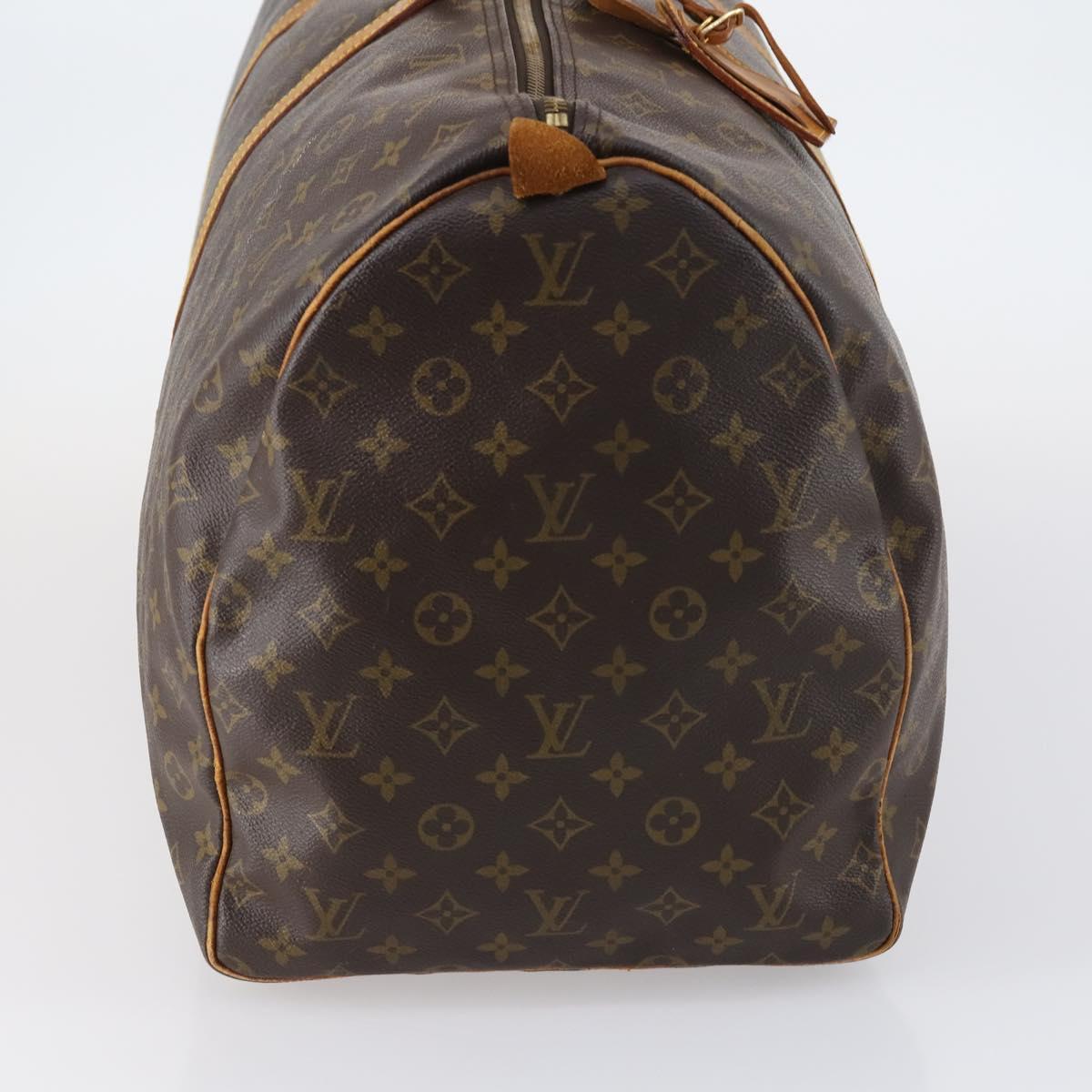 LOUIS VUITTON Monogram Keepall 60 Boston Bag M41422 LV Auth 150186
