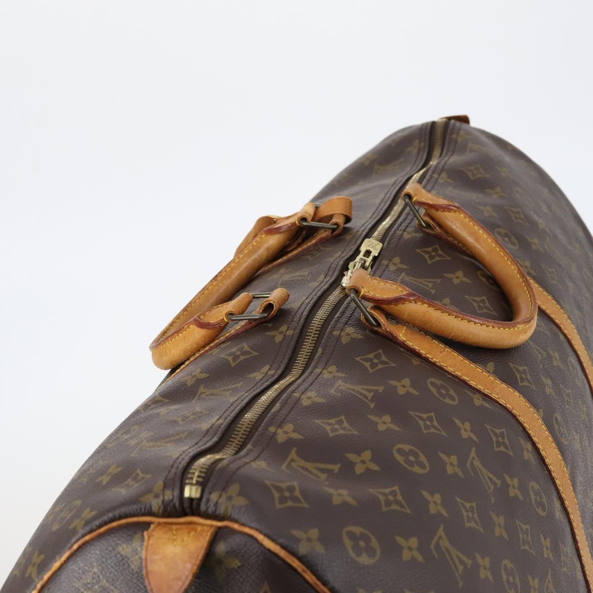 LOUIS VUITTON Monogram Keepall 60 Boston Bag M41422 LV Auth 150186