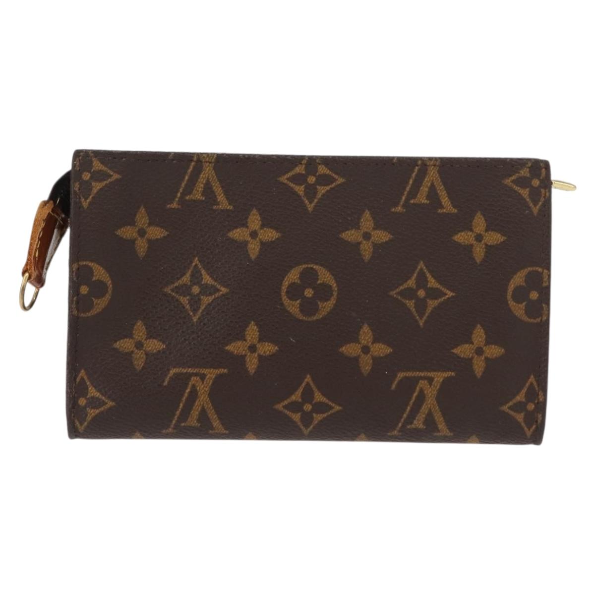 LOUIS VUITTON Monogram Bucket PM Accessory Pouch LV Auth 150188