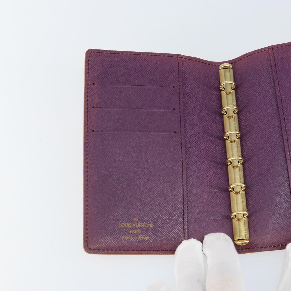 LOUIS VUITTON Epi Agenda PM Day Planner Cover Yellow R20059 LV Auth 150192