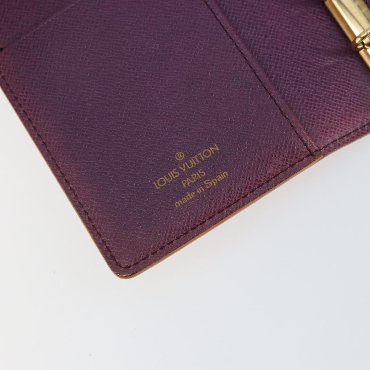 LOUIS VUITTON Epi Agenda PM Day Planner Cover Yellow R20059 LV Auth 150192