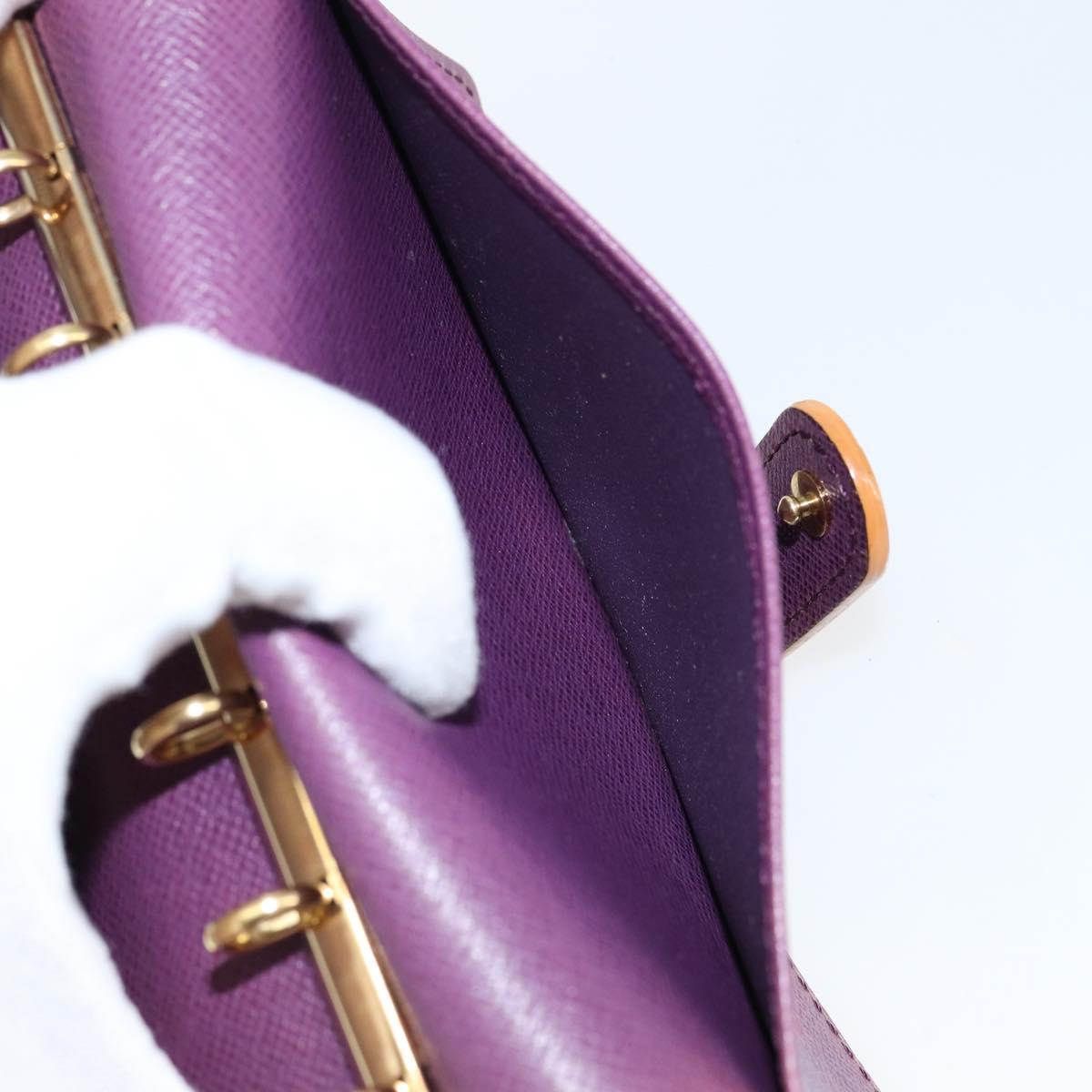 LOUIS VUITTON Epi Agenda PM Day Planner Cover Yellow R20059 LV Auth 150192