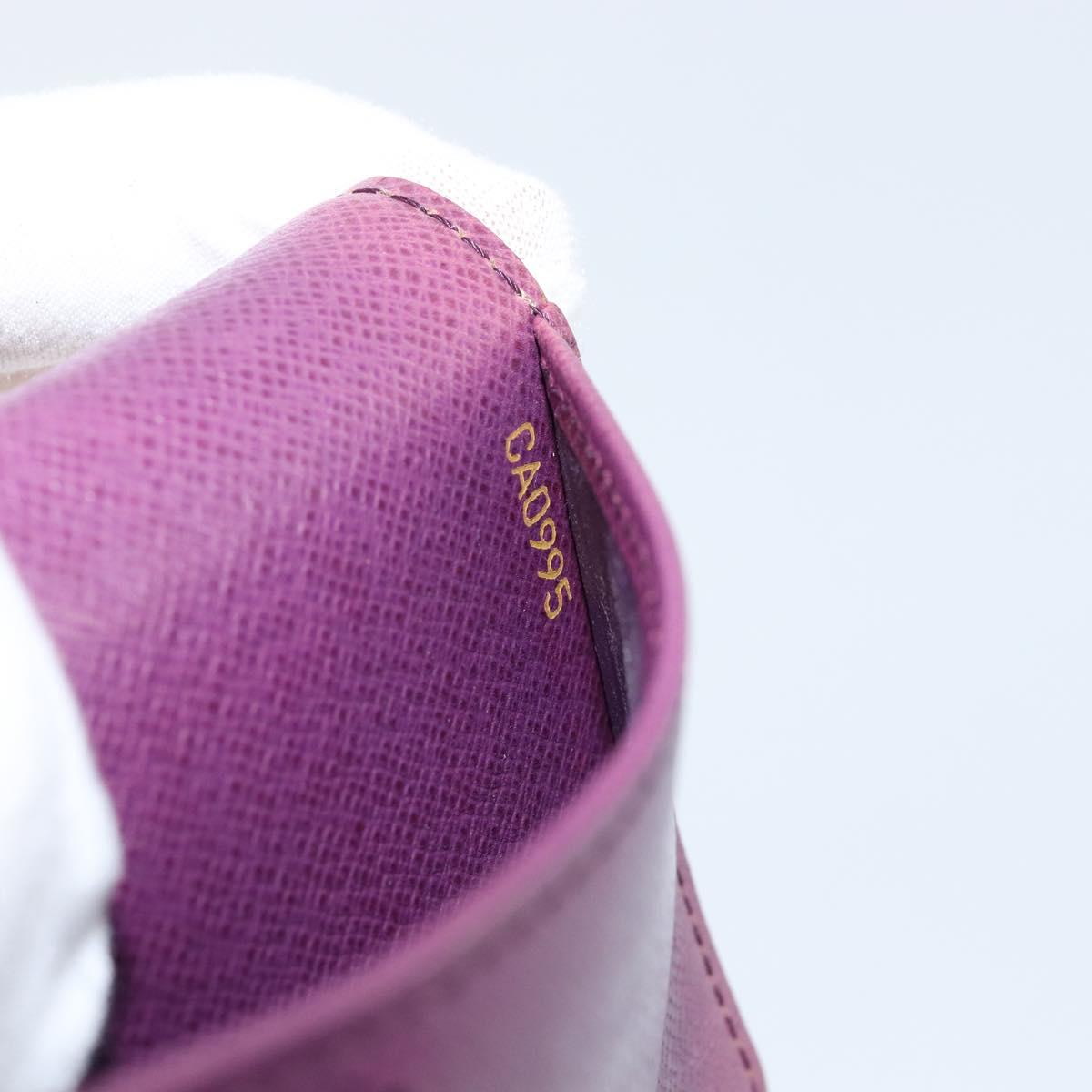 LOUIS VUITTON Epi Agenda PM Day Planner Cover Yellow R20059 LV Auth 150192