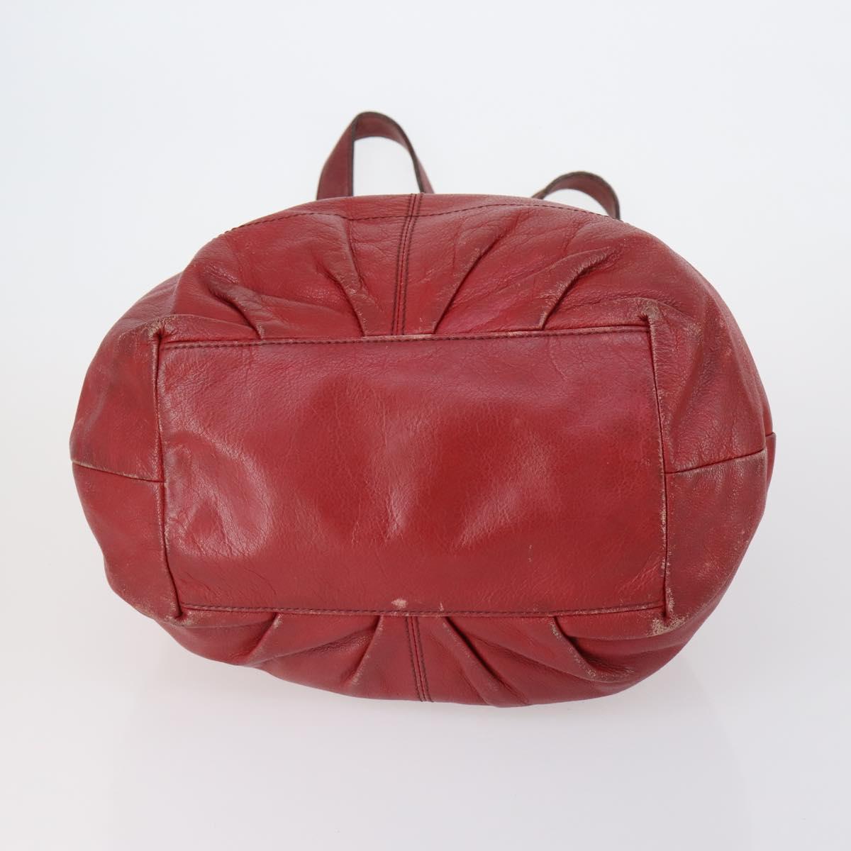 Burberrys Nova Check Boston Bag Canvas Leather 3 Set Beige Red Auth 150204