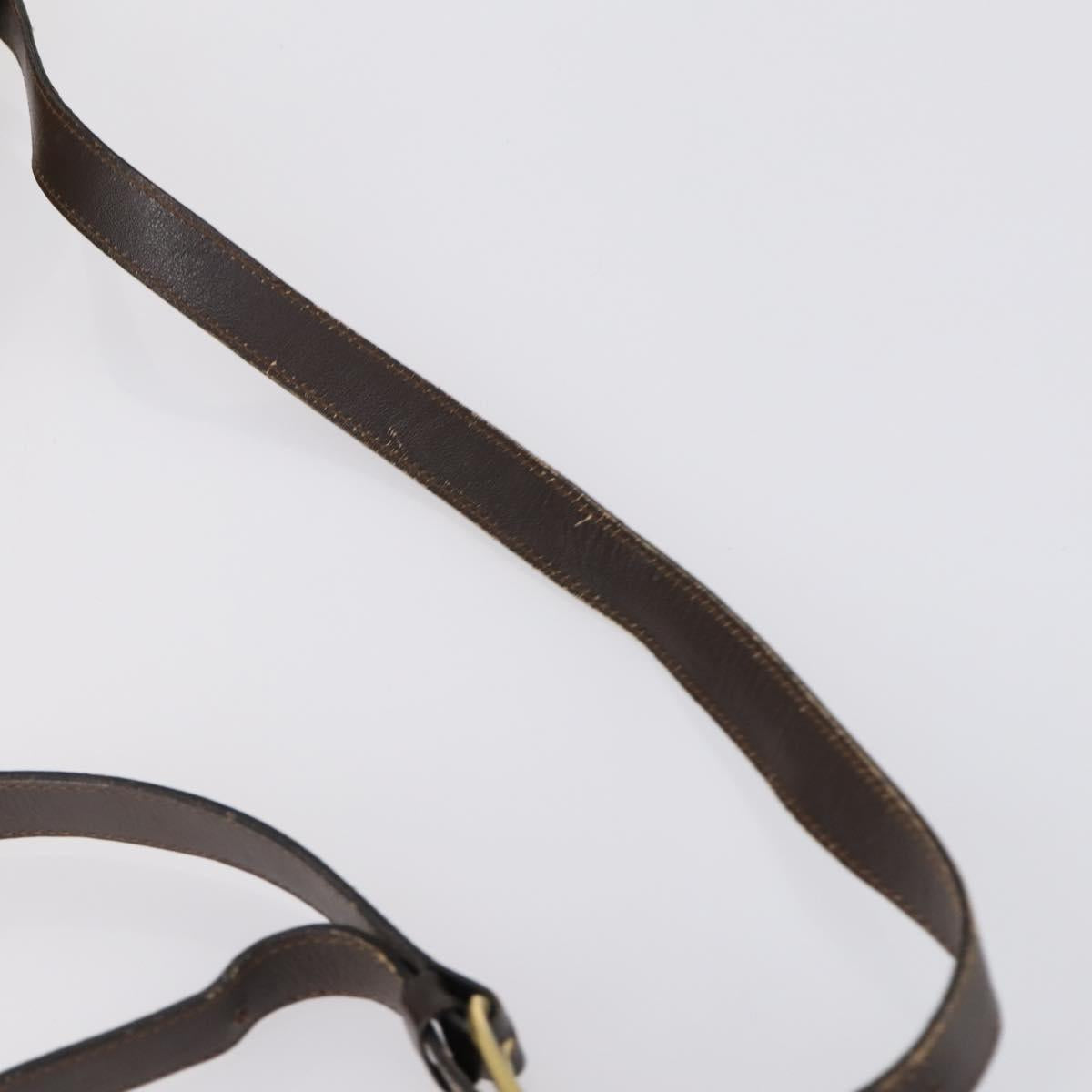 Burberrys Nova Check Shoulder Bag Canvas Leather 3 Set Beige Auth 150206