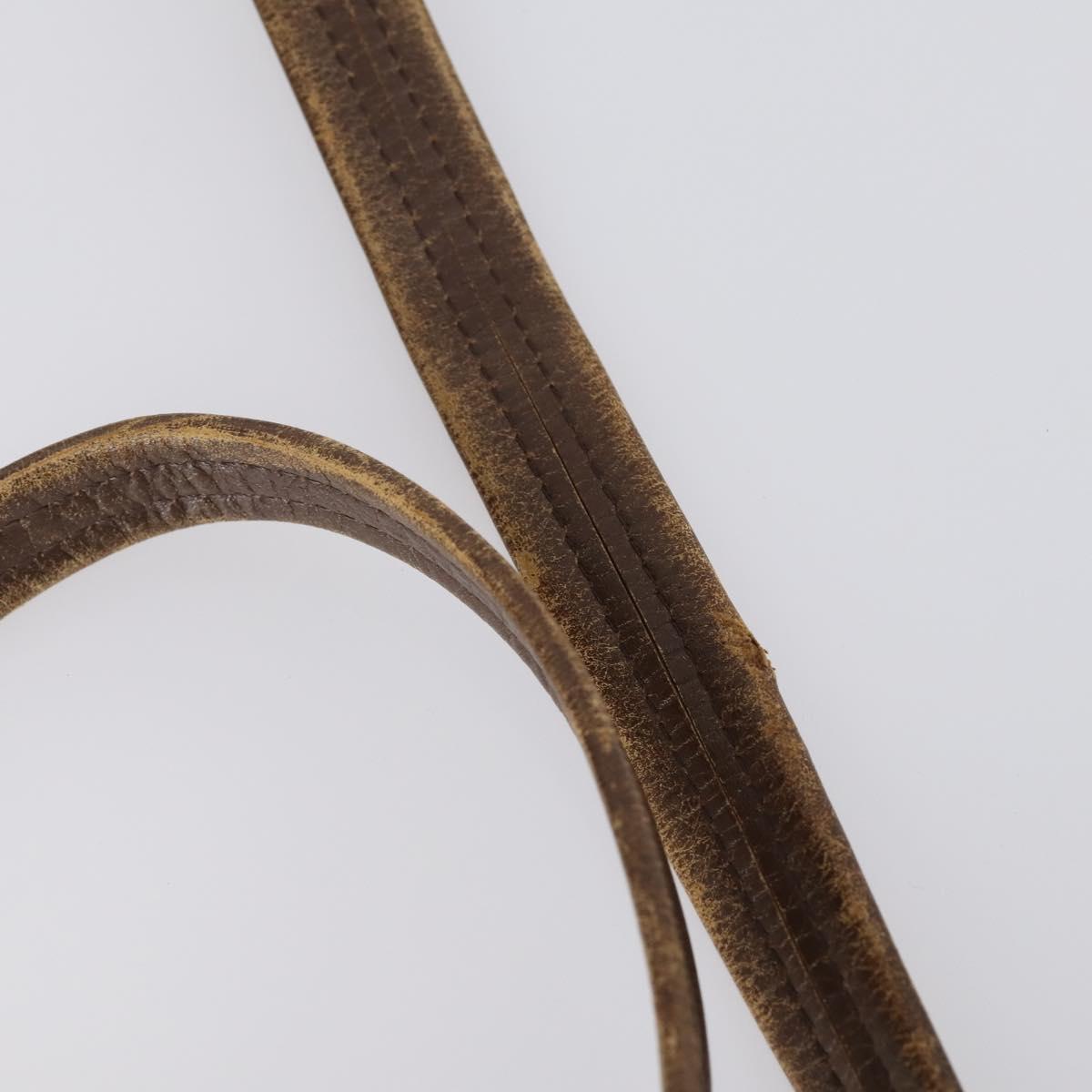 Burberrys Nova Check Shoulder Bag Canvas Leather 3 Set Beige Auth 150206