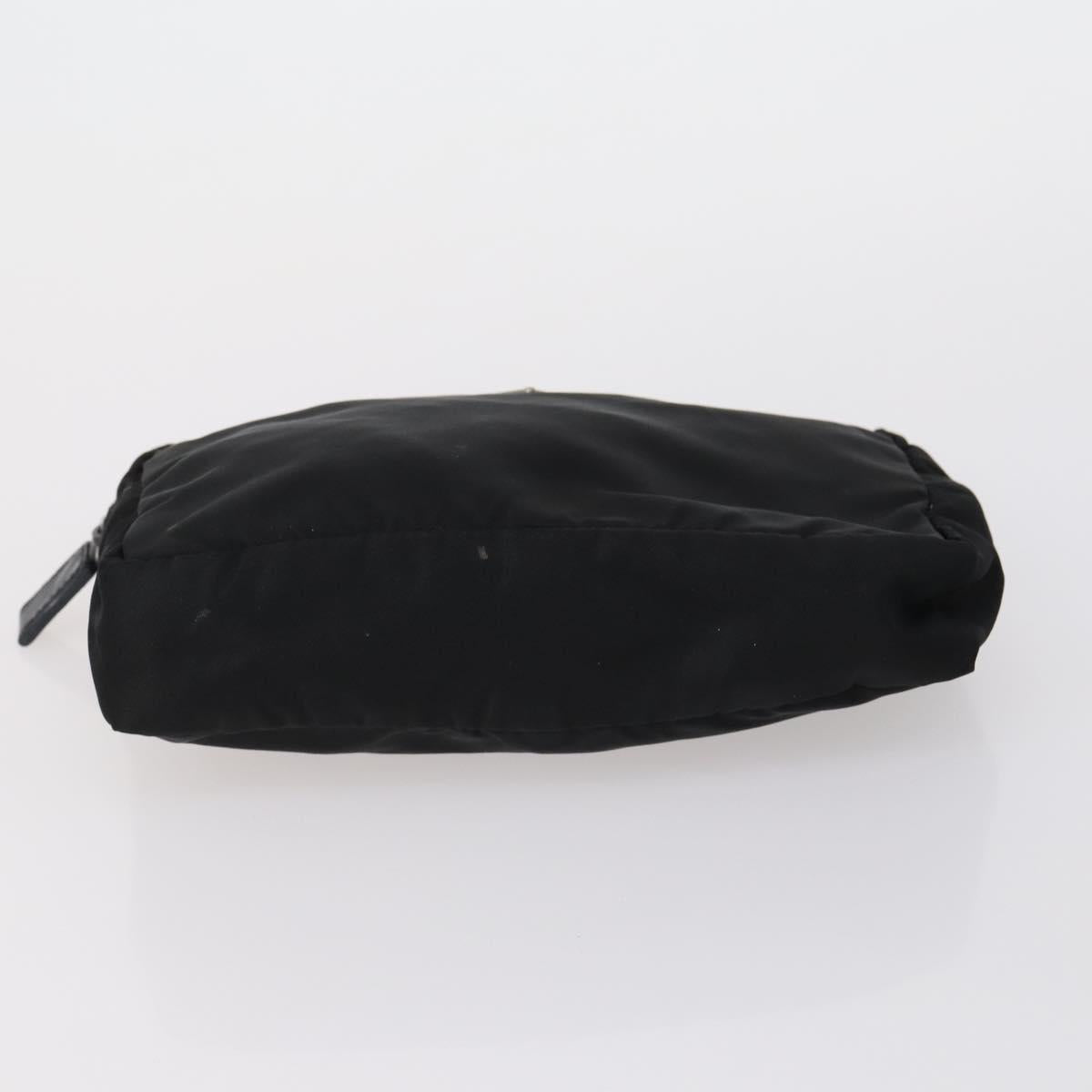 PRADA Pouch Nylon 2 Set Black Blue Auth 150209