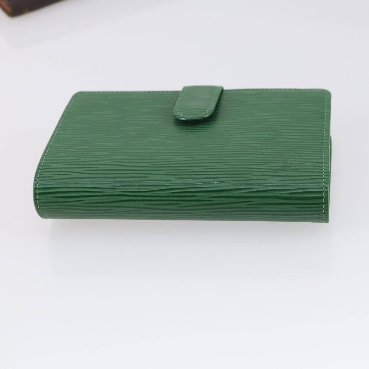 LOUIS VUITTON Monogram Epi Wallet 3 Set Green LV Auth 150210