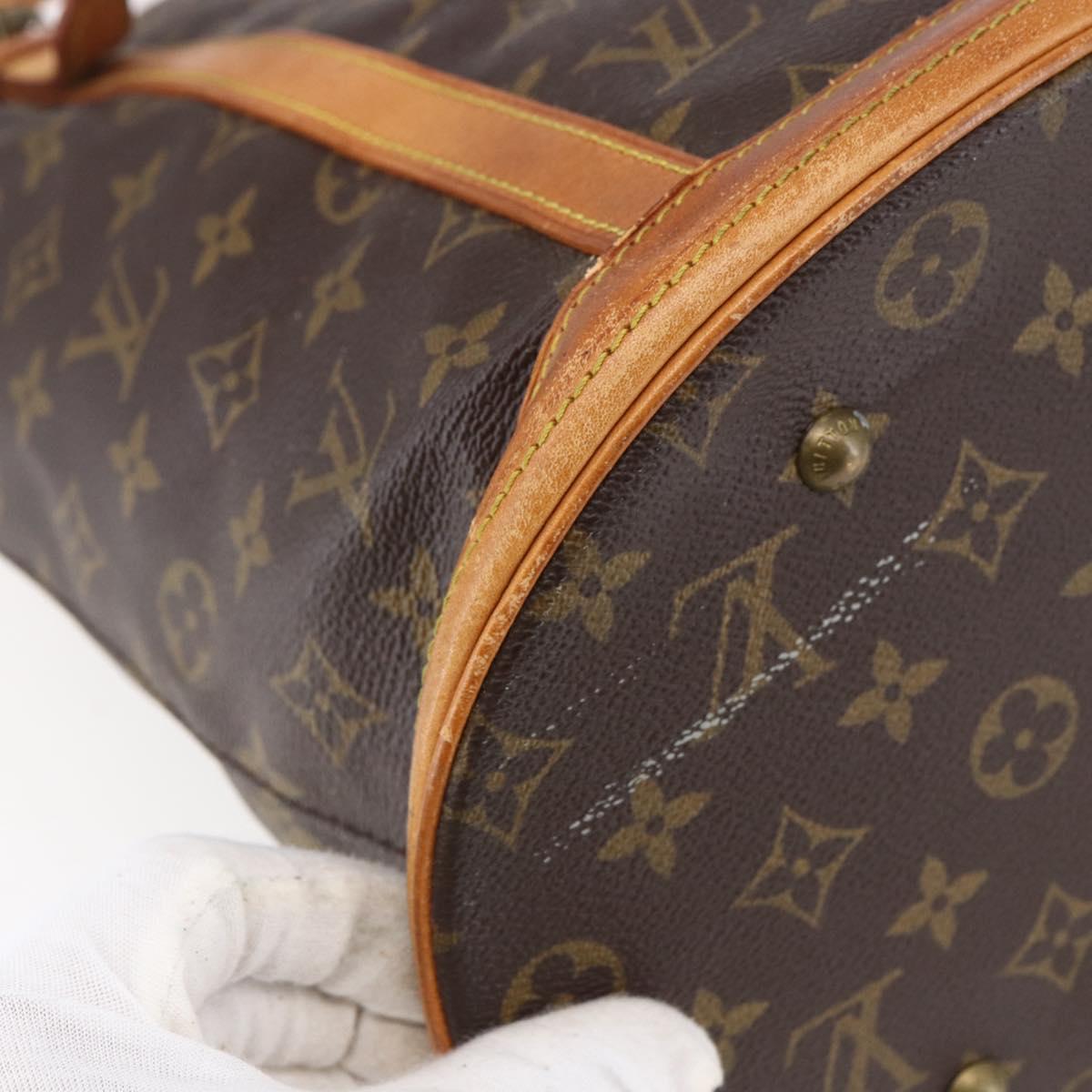 LOUIS VUITTON Monogram Bucket GM Shoulder Bag Vintage M42236 LV Auth 150237