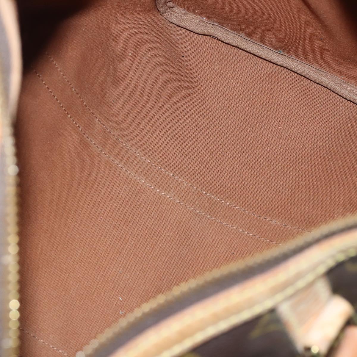 LOUIS VUITTON Monogram Sac Souple 35 Boston Bag M41626 LV Auth 150247