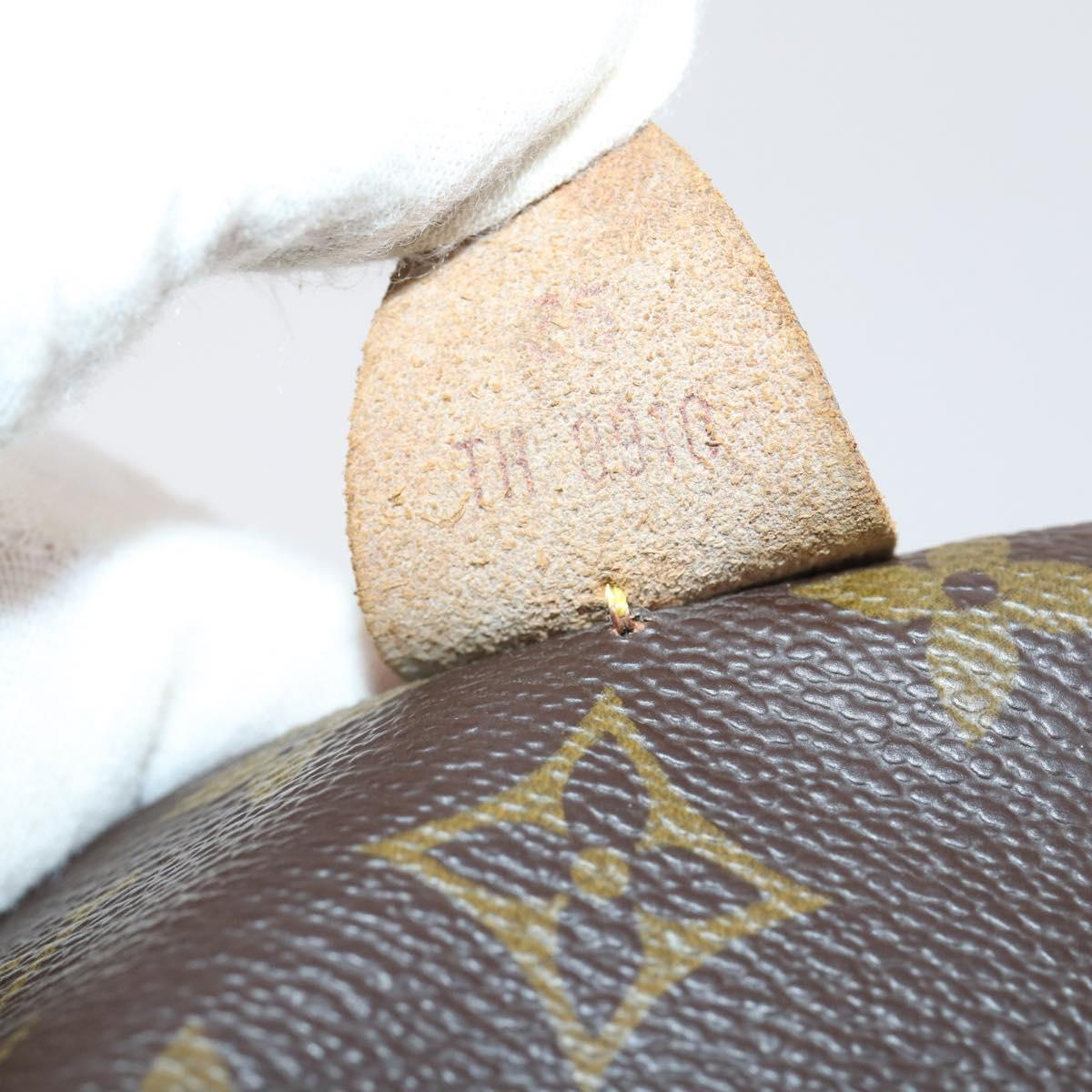 LOUIS VUITTON Monogram Sac Souple 35 Boston Bag M41626 LV Auth 150247