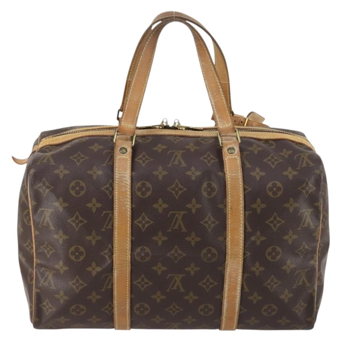 LOUIS VUITTON Monogram Sac Souple 35 Boston Bag M41626 LV Auth 150247