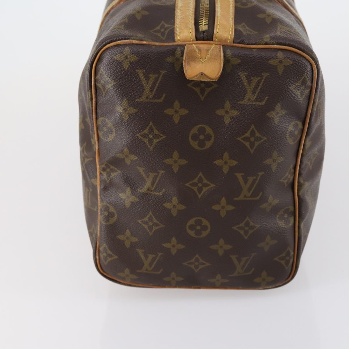 LOUIS VUITTON Monogram Sac Souple 35 Boston Bag M41626 LV Auth 150247