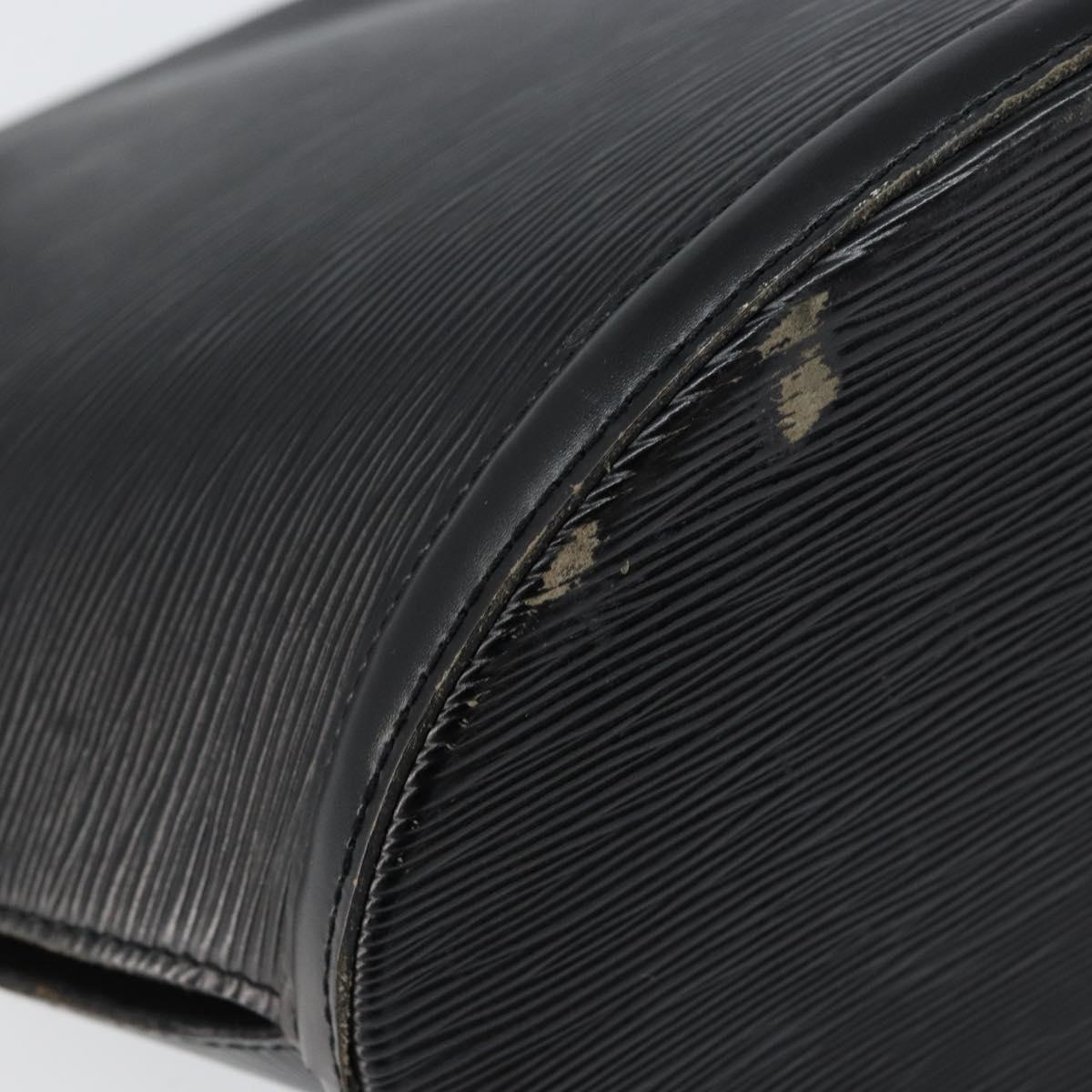 LOUIS VUITTON Epi Saint Jacques Shopping Shoulder Bag Black M52262 Auth 150253