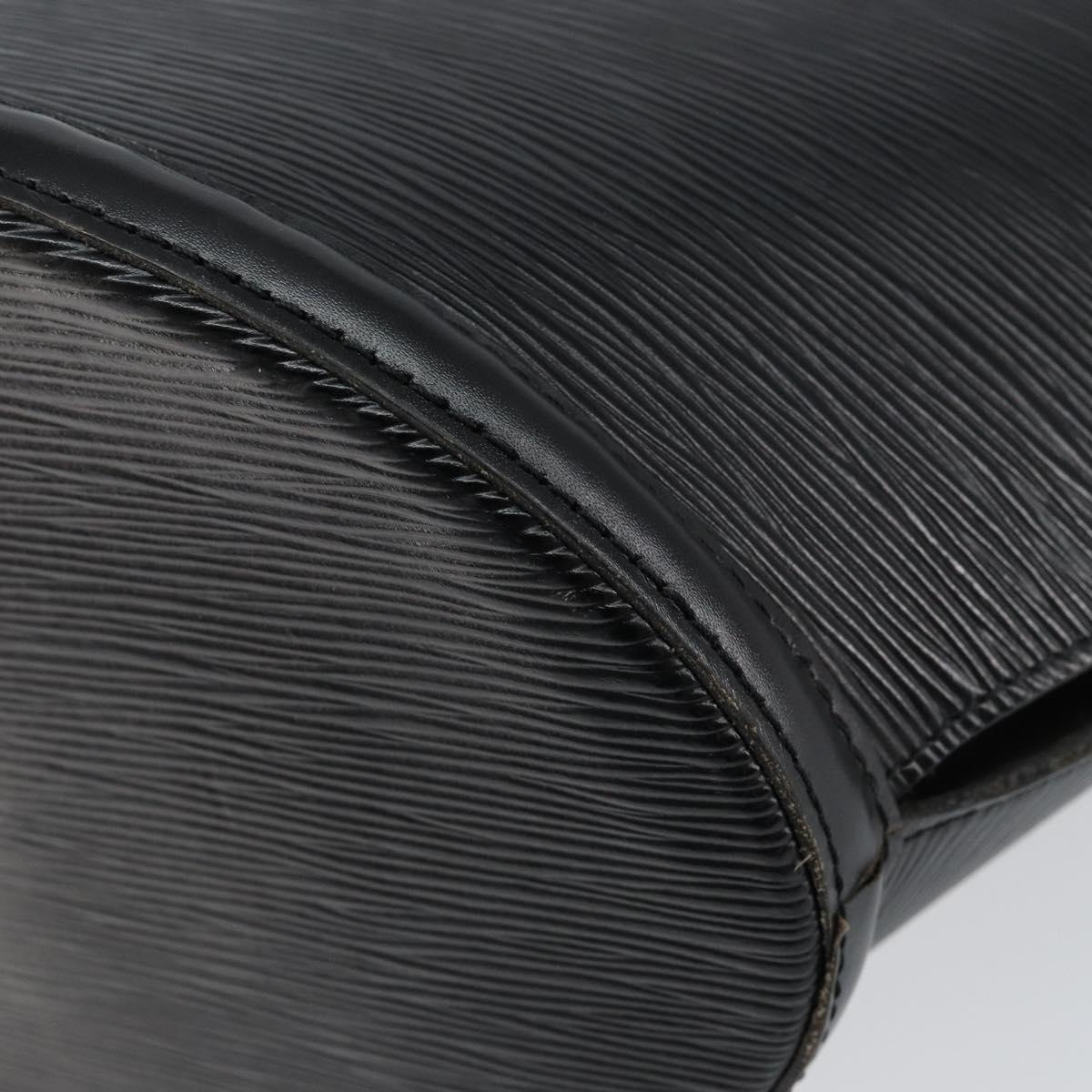 LOUIS VUITTON Epi Saint Jacques Shopping Shoulder Bag Black M52262 Auth 150253