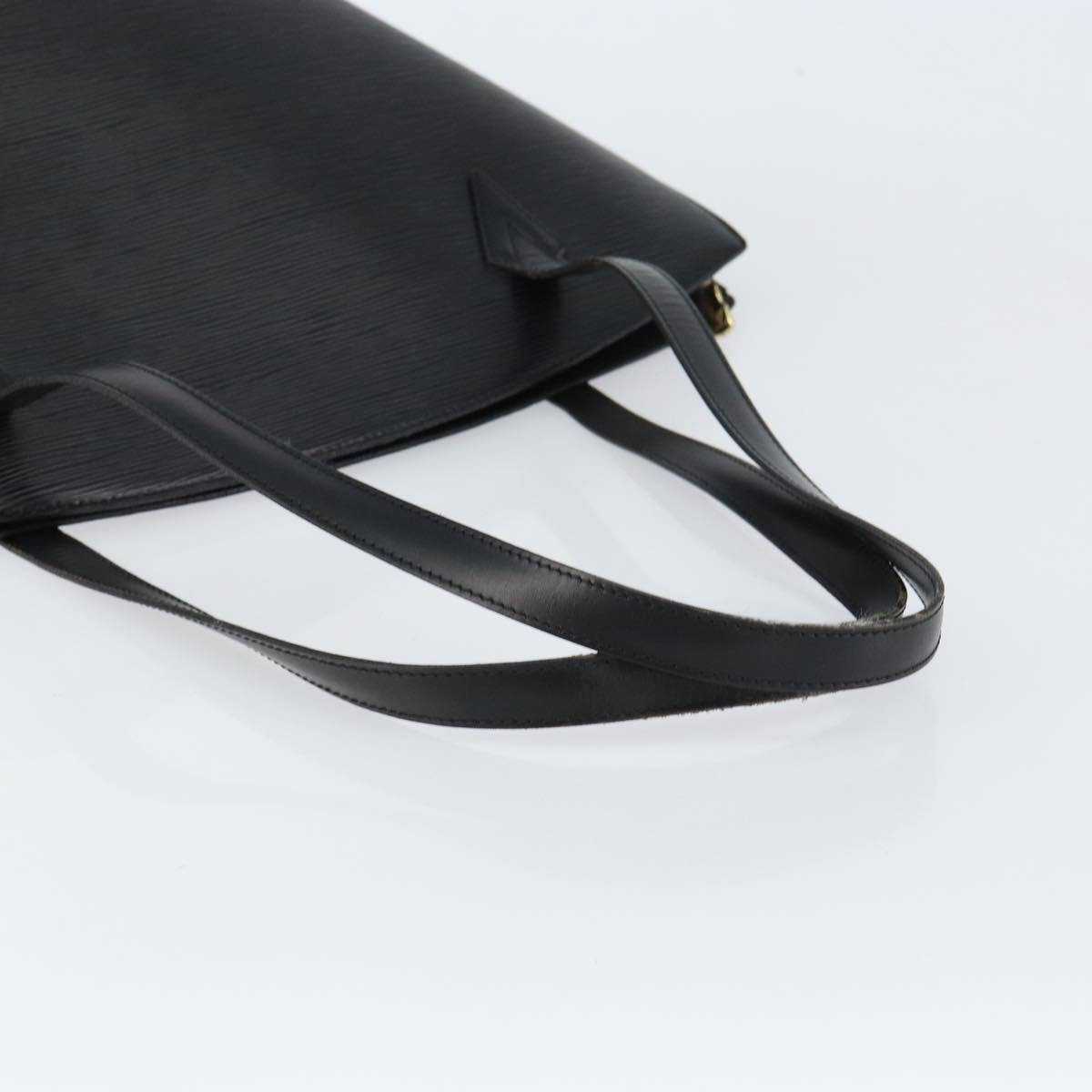 LOUIS VUITTON Epi Saint Jacques Shopping Shoulder Bag Black M52262 Auth 150253