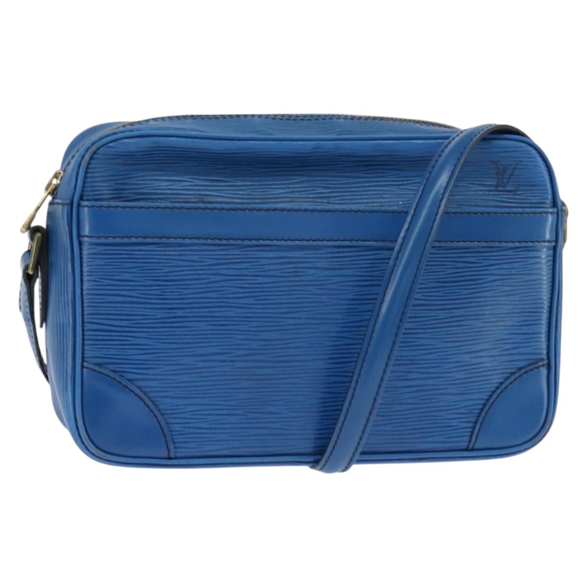 LOUIS VUITTON Epi Trocadero 23 Shoulder Bag Blue M52305 LV Auth 150255