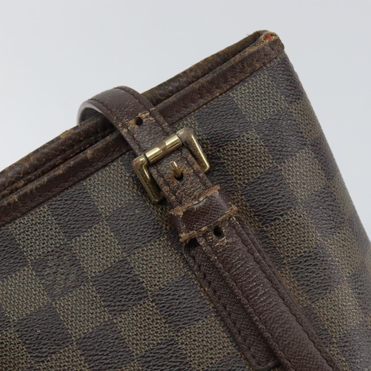 LOUIS VUITTON Damier Ebene Marais Shoulder Bag N42240 LV Auth 150257