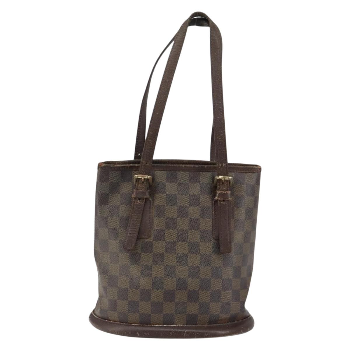 LOUIS VUITTON Damier Ebene Marais Shoulder Bag N42240 LV Auth 150257