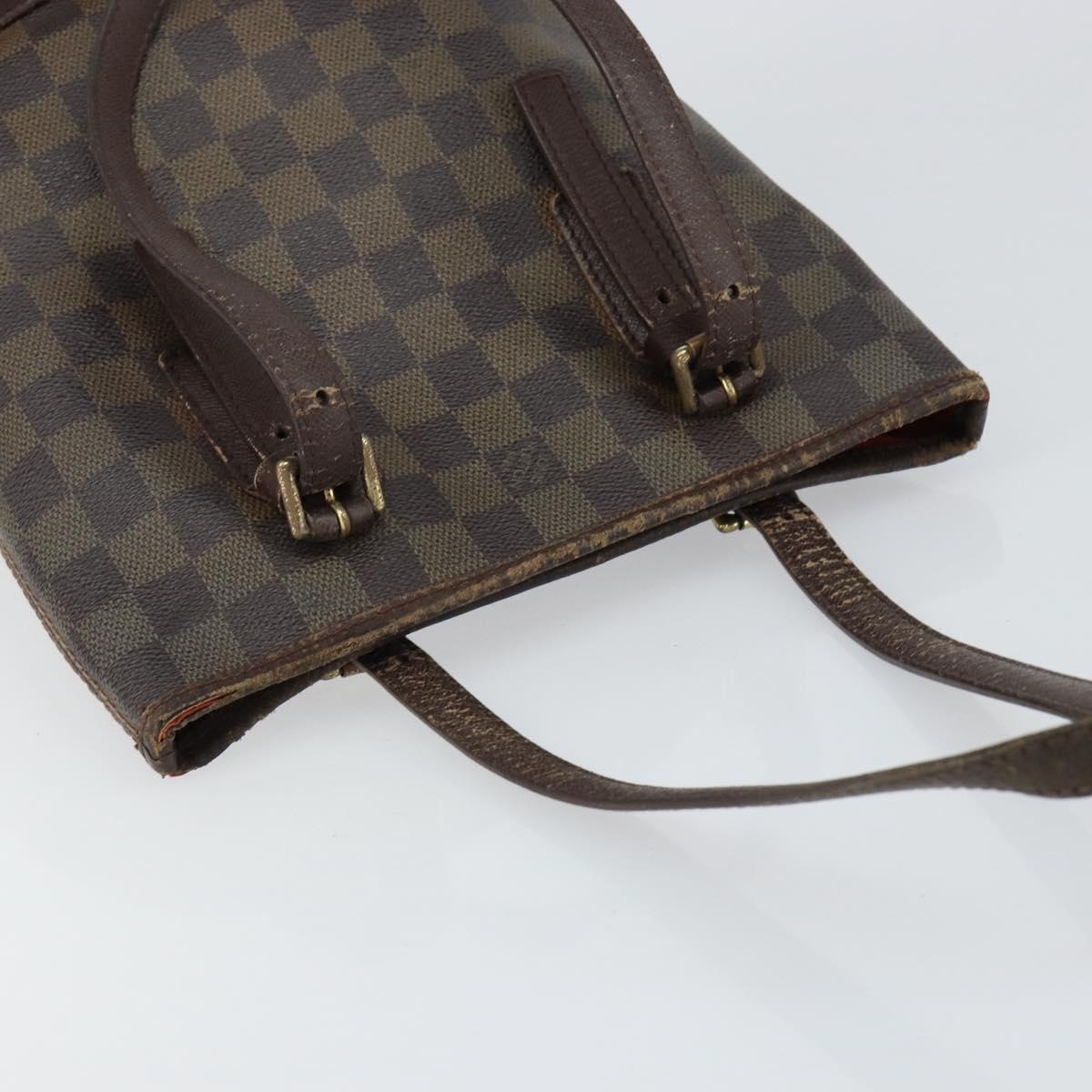 LOUIS VUITTON Damier Ebene Marais Shoulder Bag N42240 LV Auth 150257