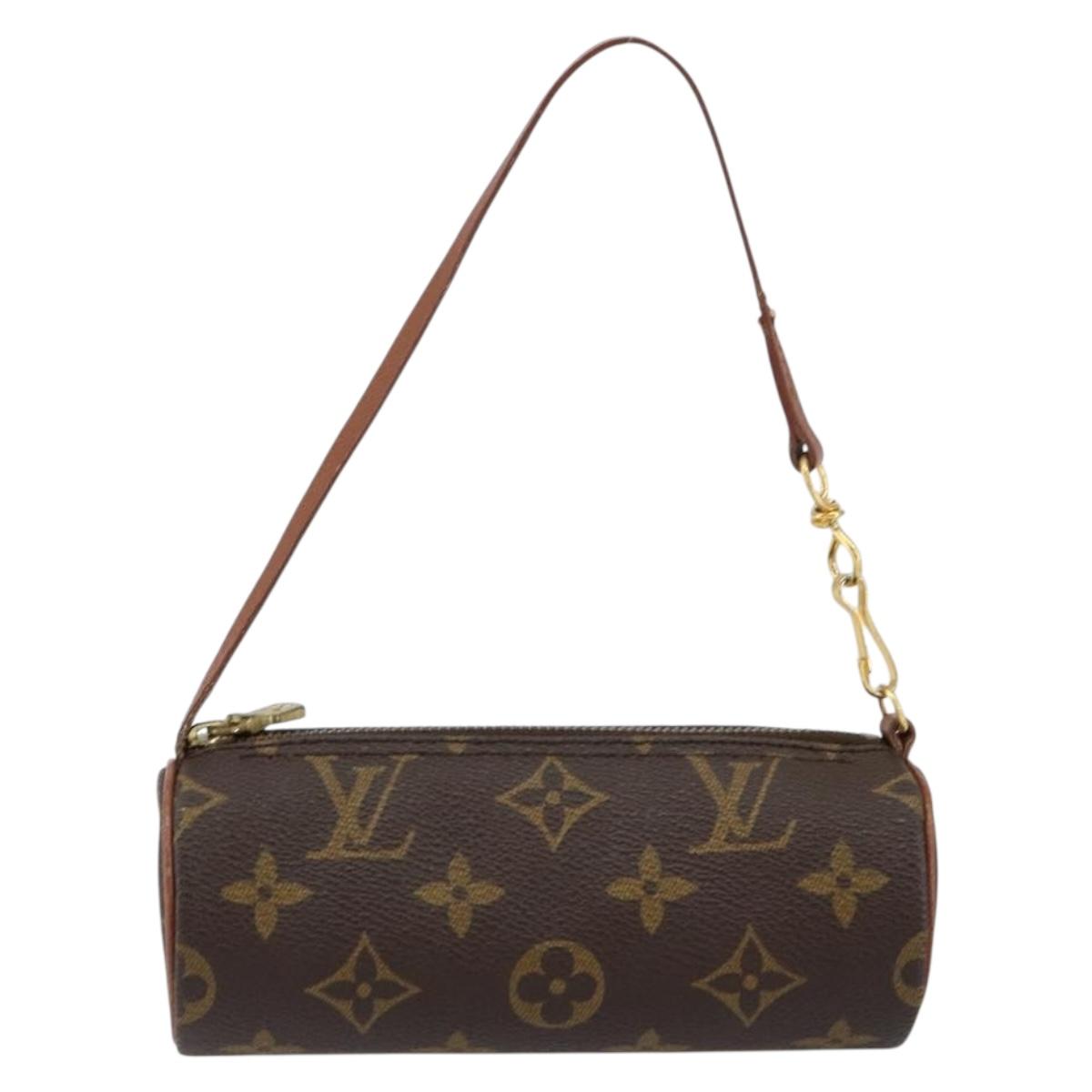 LOUIS VUITTON Monogram Papillon Pouch LV Auth 150297