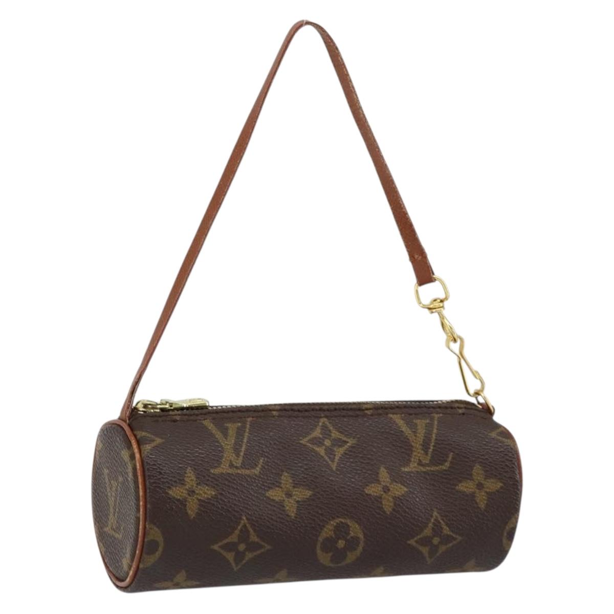 LOUIS VUITTON Monogram Papillon Pouch LV Auth 150298