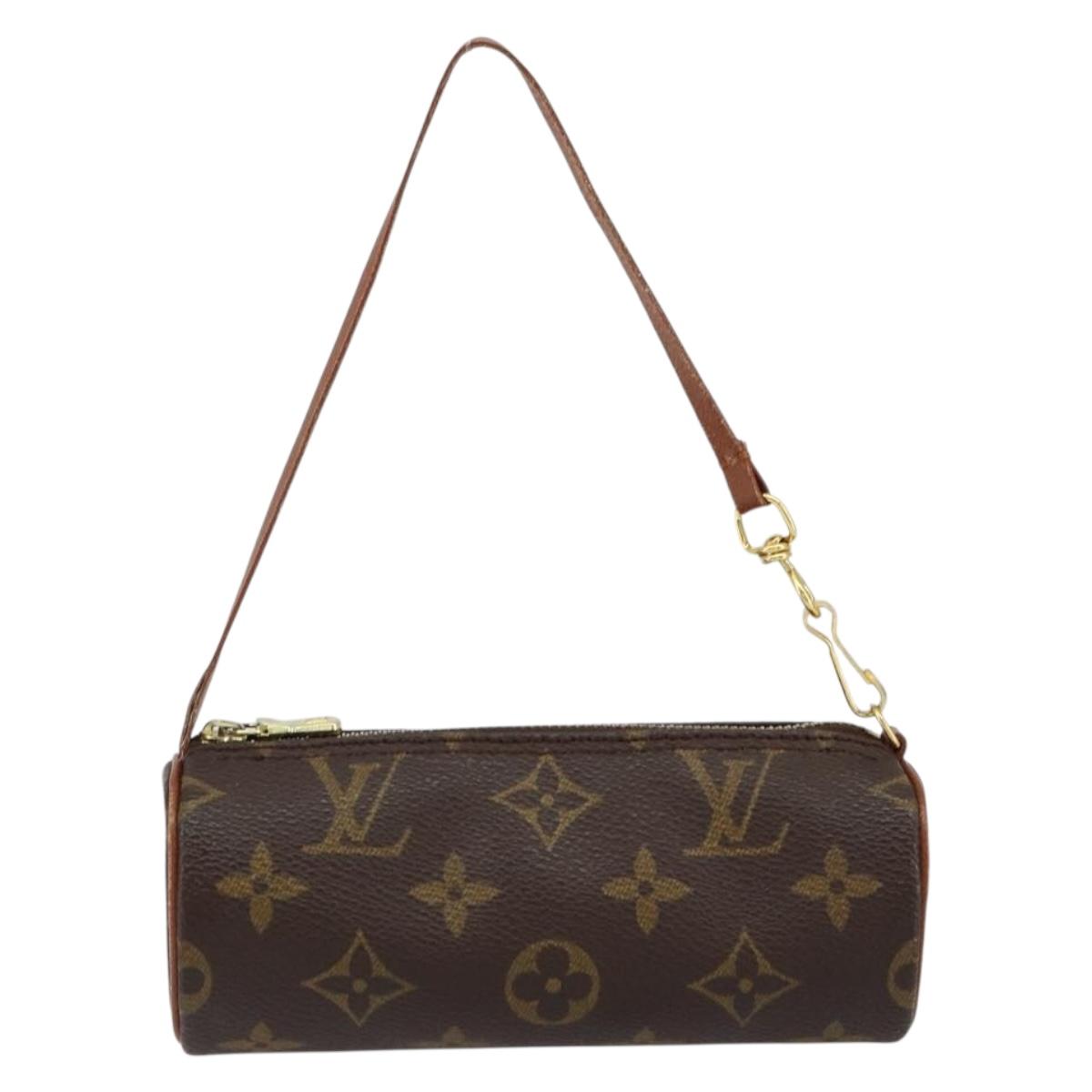 LOUIS VUITTON Monogram Papillon Pouch LV Auth 150298