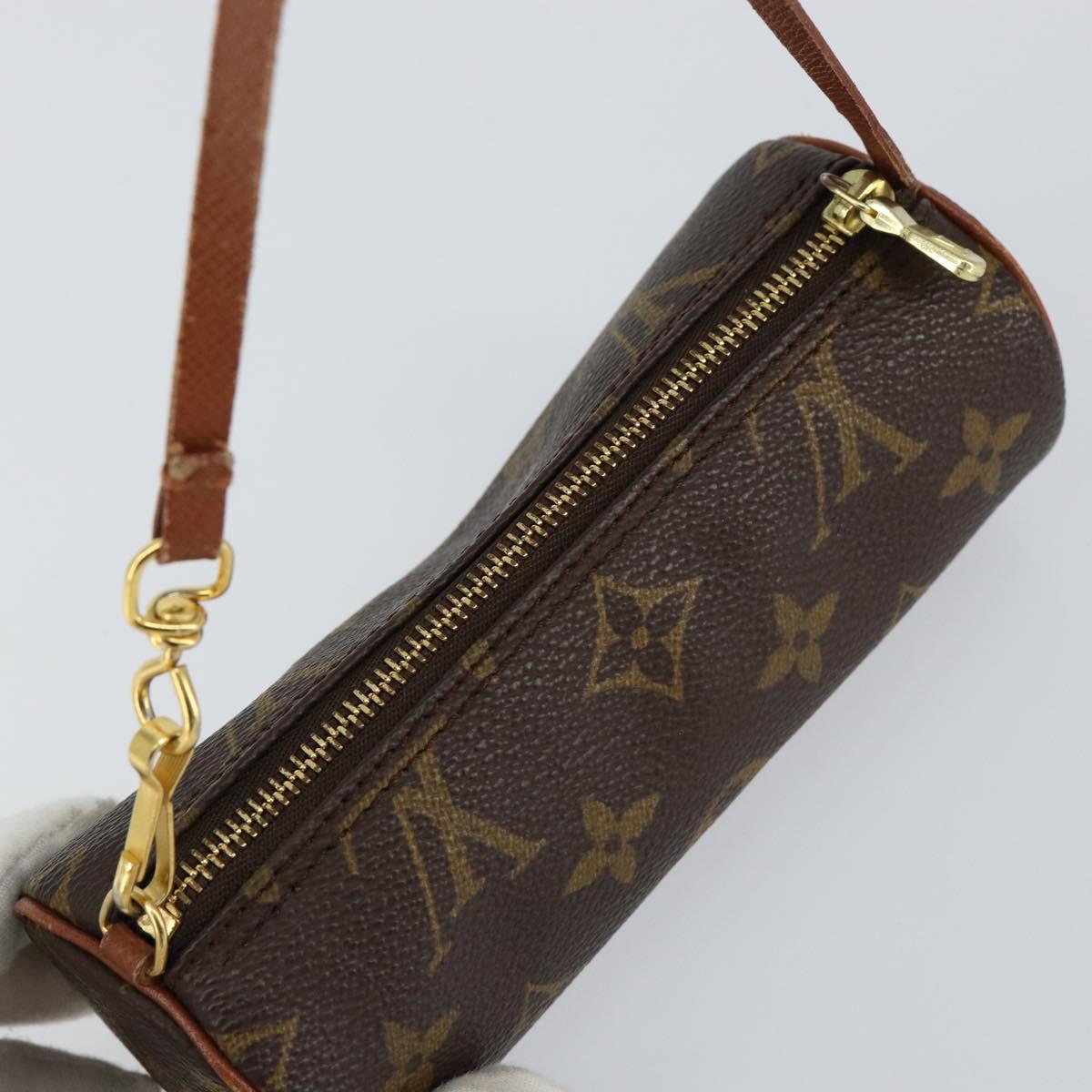 LOUIS VUITTON Monogram Papillon Pouch LV Auth 150298