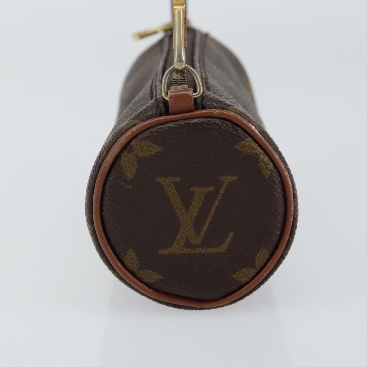 LOUIS VUITTON Monogram Papillon Pouch LV Auth 150299