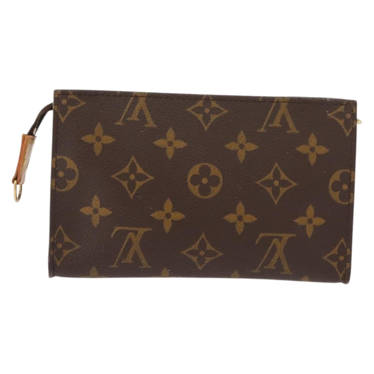 LOUIS VUITTON Monogram Bucket PM Accessory Pouch LV Auth 150301