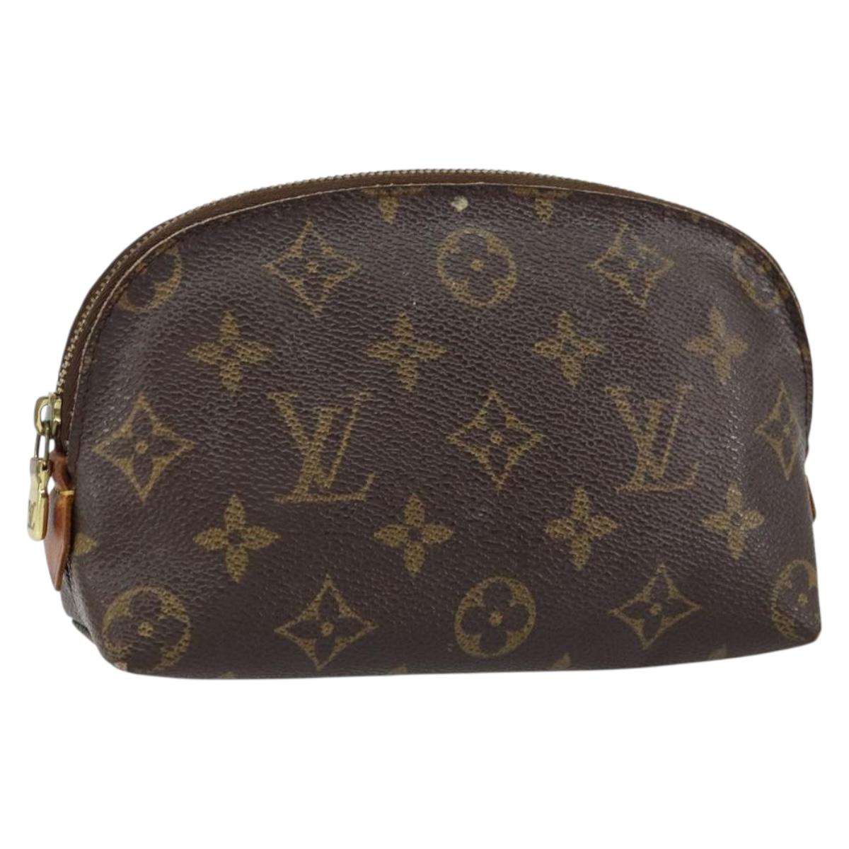 LOUIS VUITTON Monogram Pochette Cosmetic PM Pouch M43998 LV Auth 150305