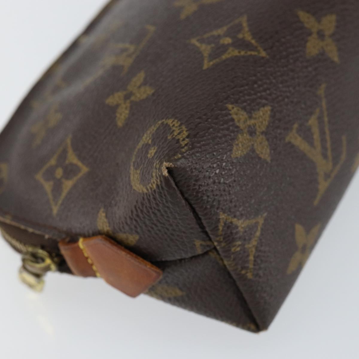 LOUIS VUITTON Monogram Pochette Cosmetic PM Pouch M43998 LV Auth 150305