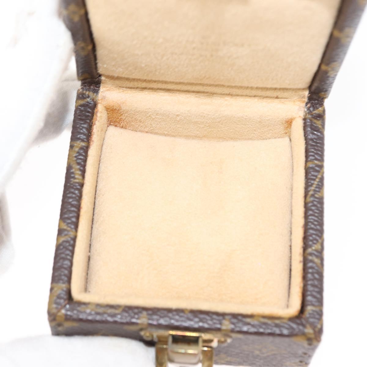 LOUIS VUITTON Monogram Case Eccrine Declaration Jewelry Box M21010 Auth 150312