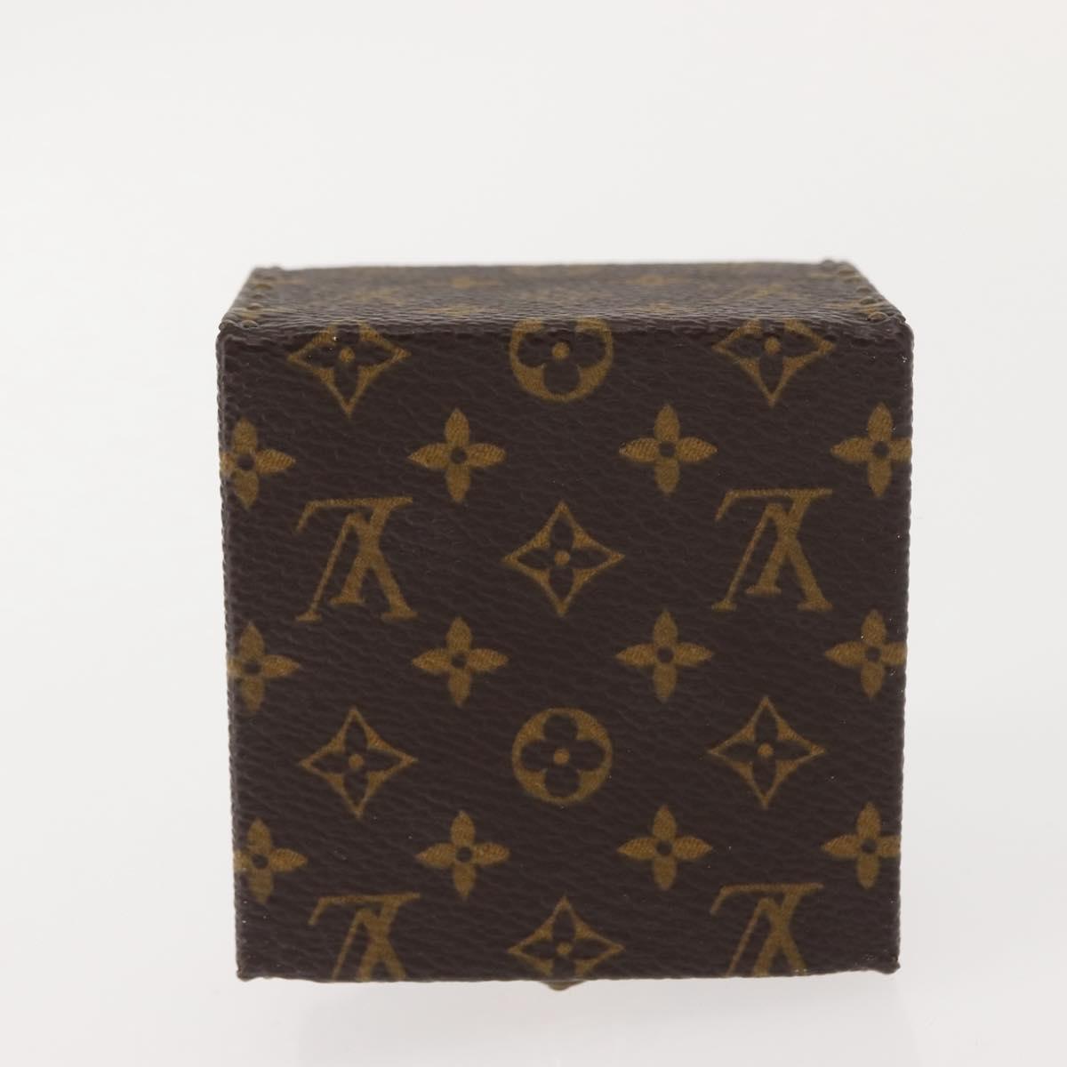 LOUIS VUITTON Monogram Case Eccrine Declaration Jewelry Box M21010 Auth 150312