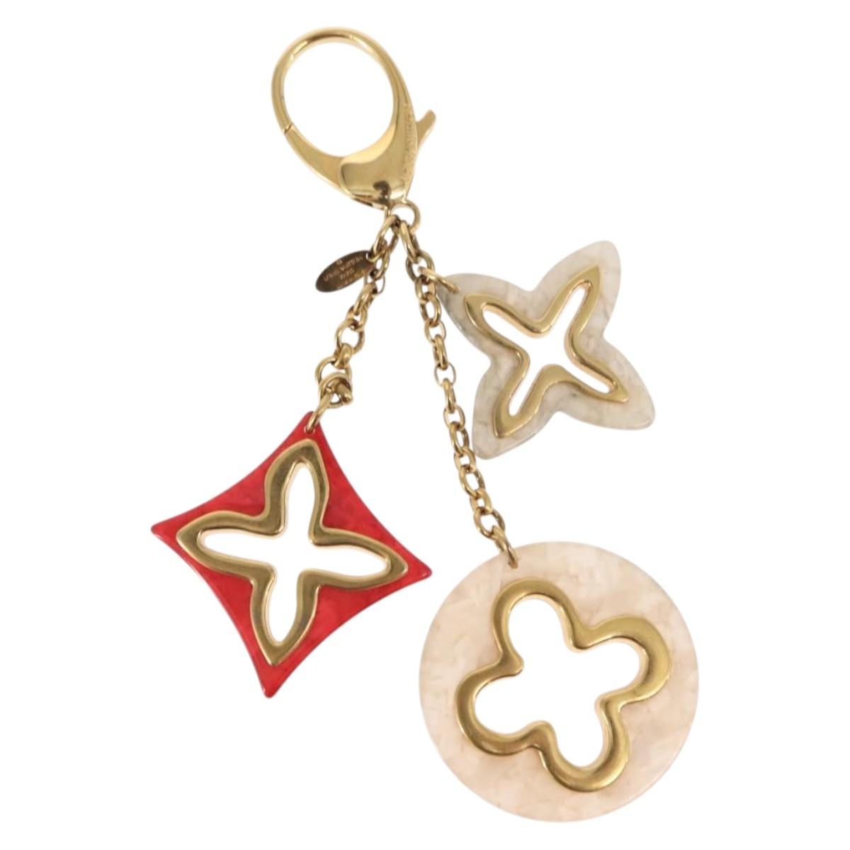 LOUIS VUITTON Bijoussac Ansolence Bag Charm Gold Tone M66884 LV Auth 150314