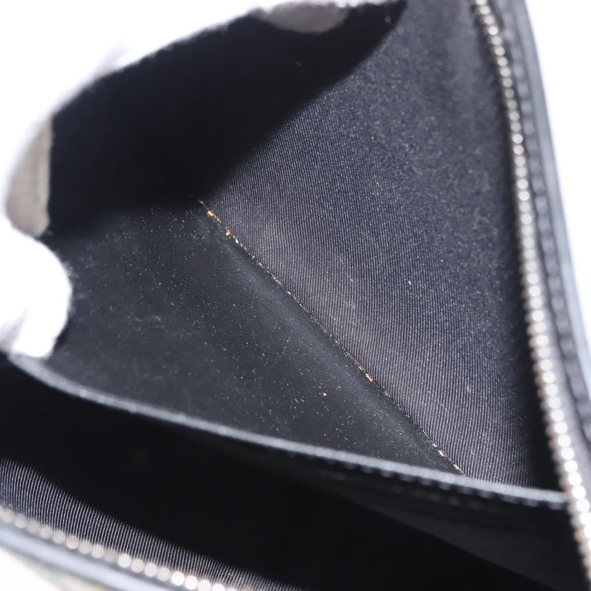 LOUIS VUITTON Damier Graphite Pochette Voyage MM Clutch Bag N60134 Auth 150316