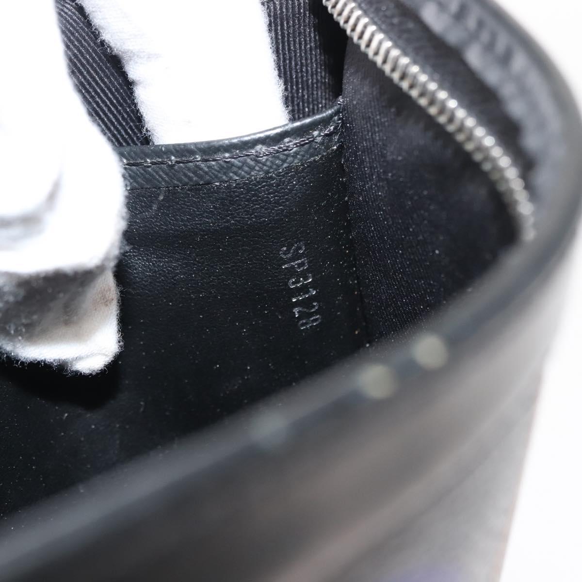 LOUIS VUITTON Damier Graphite Pochette Voyage MM Clutch Bag N60134 Auth 150316