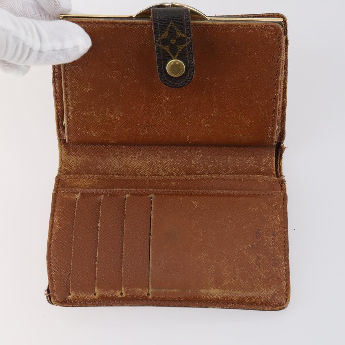 LOUIS VUITTON Monogram Epi Wallet 3 Set Black LV Auth 150323