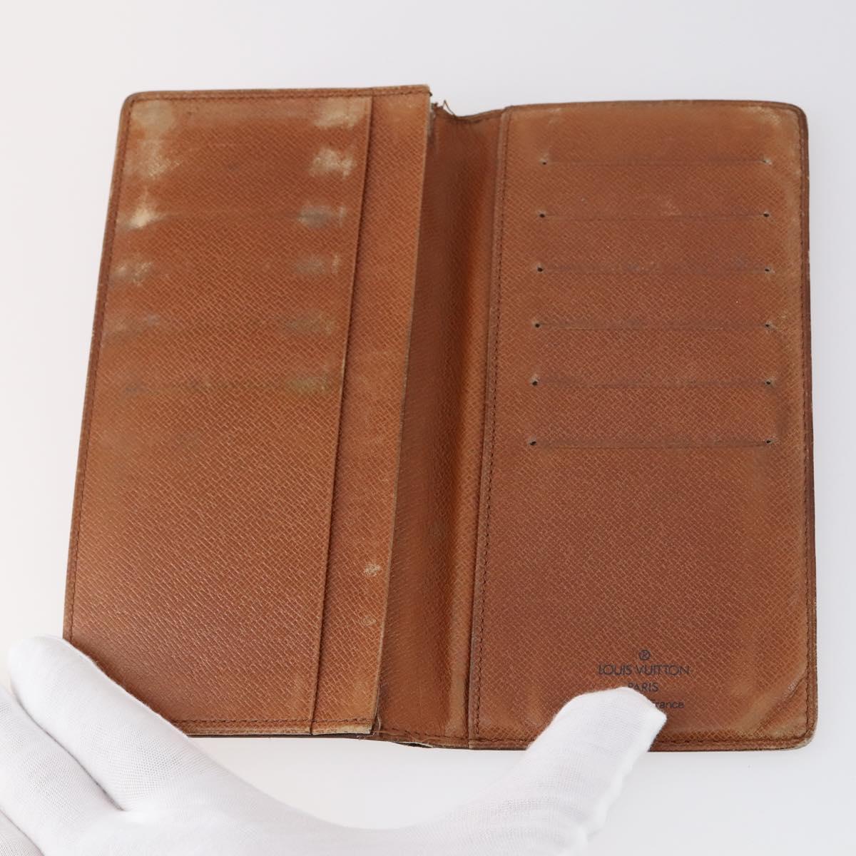 LOUIS VUITTON Monogram Epi Wallet 3 Set Black LV Auth 150323