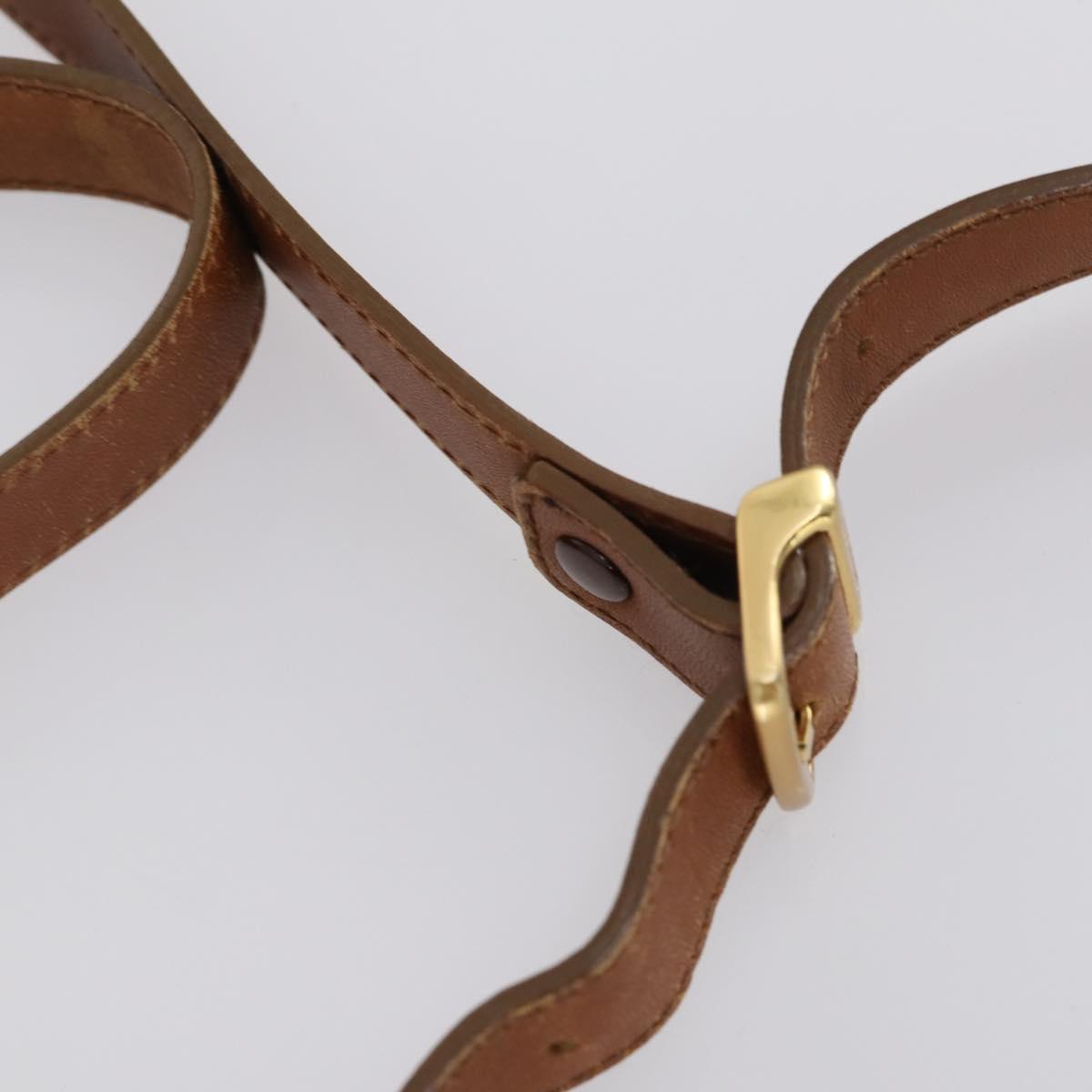 BURBERRY Nova Check Hand Bag Nylon Leather 2 Set Beige Brown Auth 150325