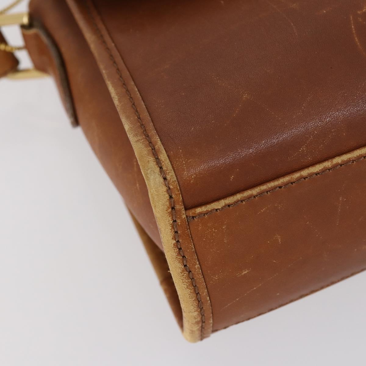 BURBERRY Nova Check Hand Bag Nylon Leather 2 Set Beige Brown Auth 150325