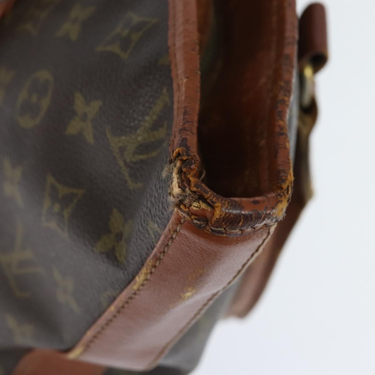 LOUIS VUITTON Monogram Sac Weekend PM Hand Bag M42425 LV Auth 150361