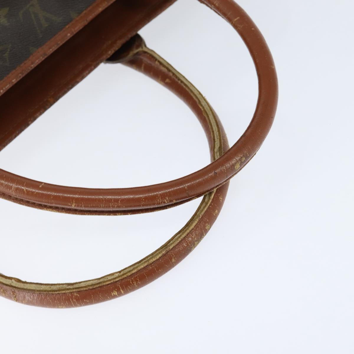 LOUIS VUITTON Monogram Sac Weekend PM Hand Bag M42425 LV Auth 150361